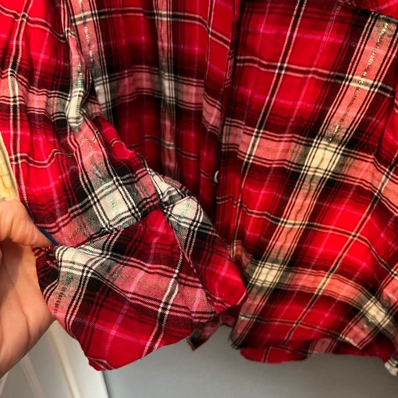 Victoria Secret Sleepwear Flannel Top - Picture 3 of 5